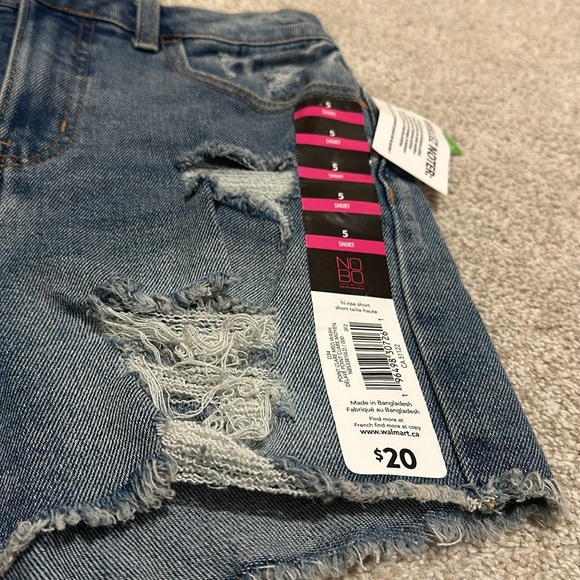 High Rise Jean Shorts - Picture 3 of 3